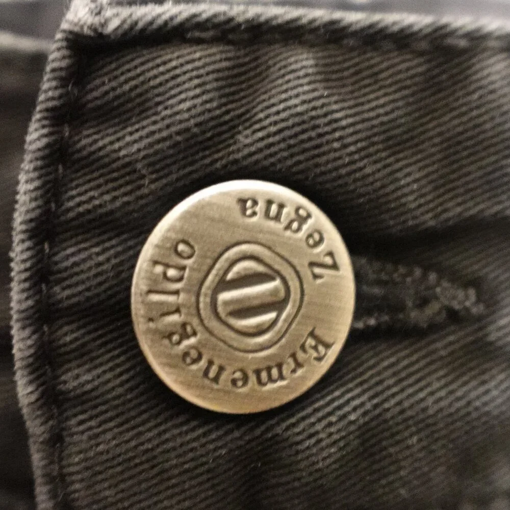 Ermenegildo Zegna jeans relaxed straight men's 40‎ black